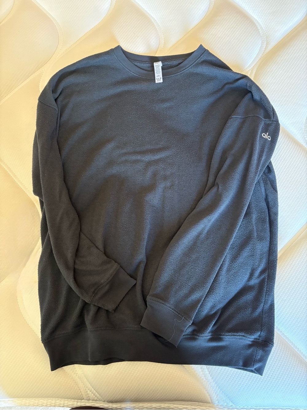 Alo Charcoal Crewneck Sweater